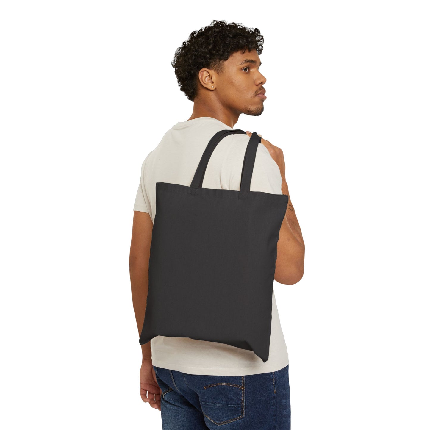 Vintage Cowboy Alien Tote, UFO Graphics, Retro Desert Sci‑Fi Canvas