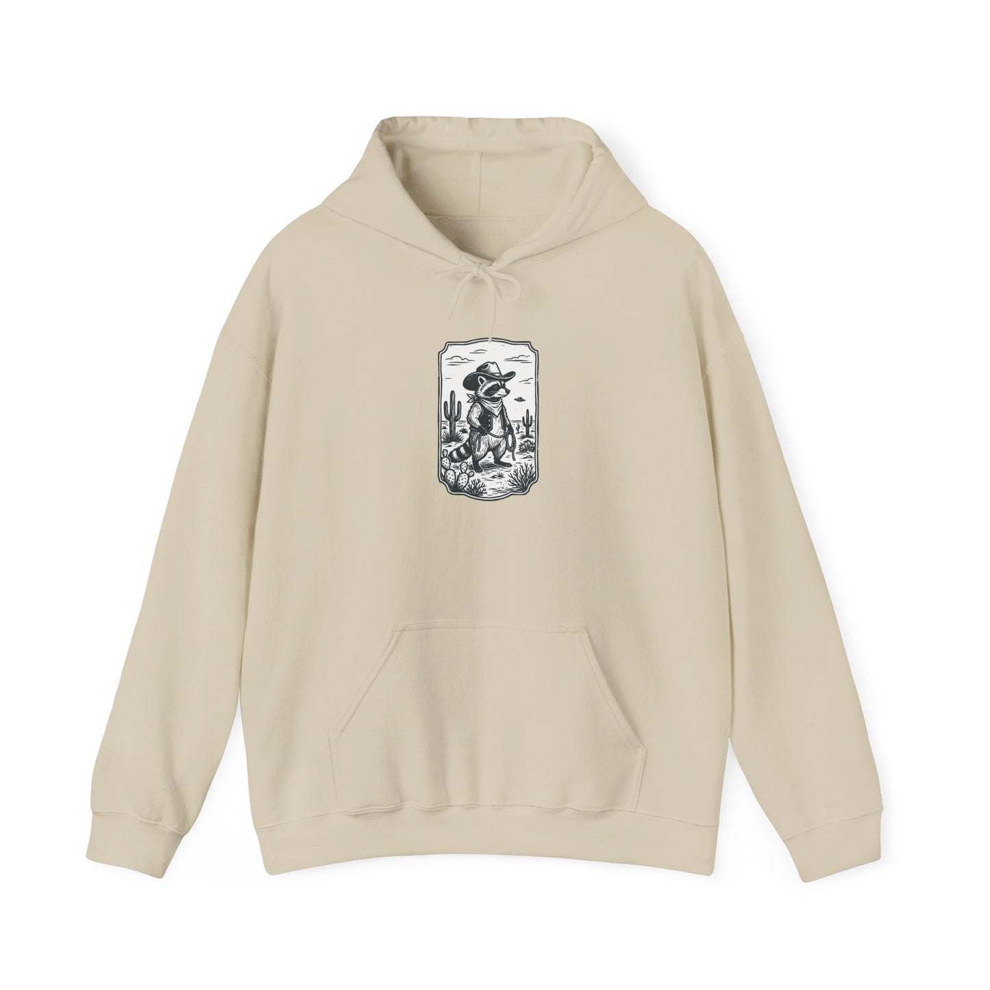 Desert UFO Cowboy Hoodie | Retro Alien Abduction, Vintage Western Sci‑Fi