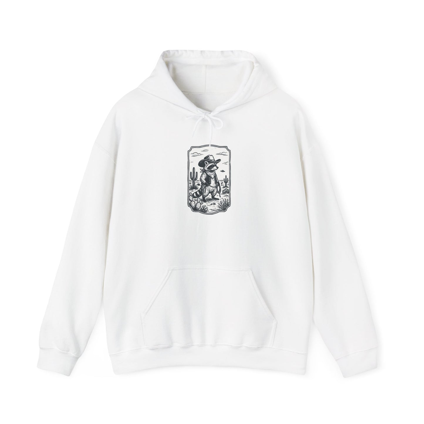 Desert UFO Cowboy Hoodie | Retro Alien Abduction, Vintage Western Sci‑Fi