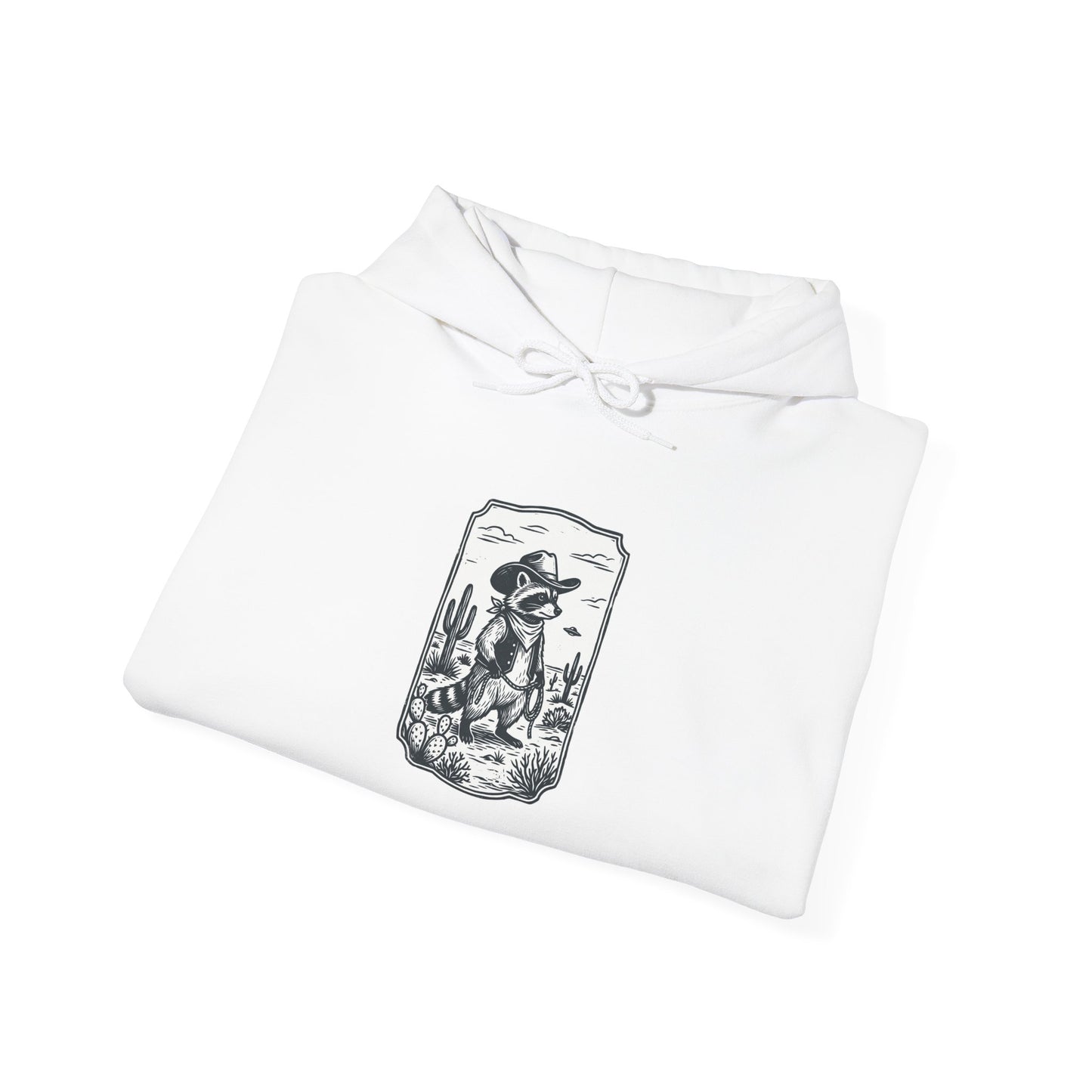 Desert UFO Cowboy Hoodie | Retro Alien Abduction, Vintage Western Sci‑Fi