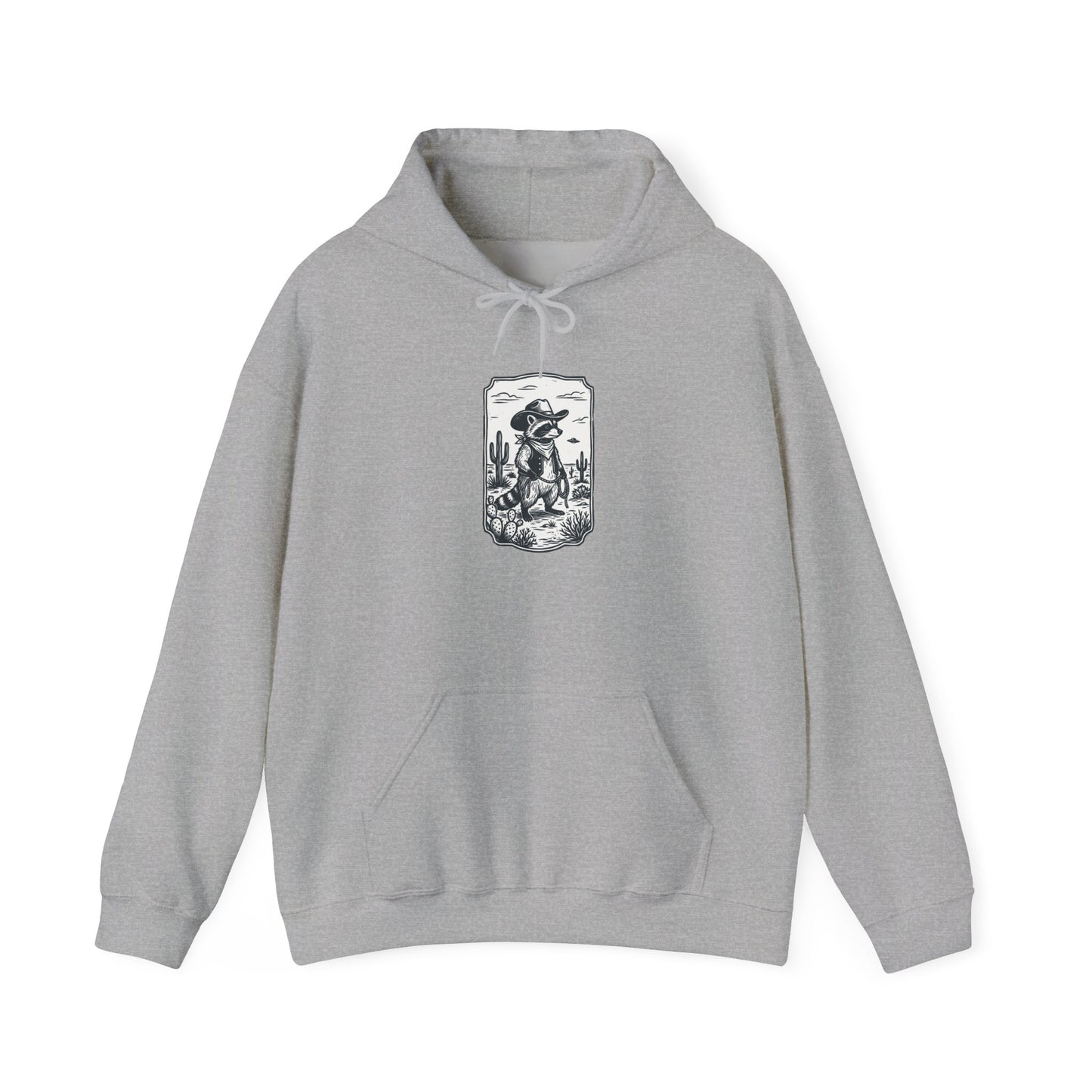 Desert UFO Cowboy Hoodie | Retro Alien Abduction, Vintage Western Sci‑Fi