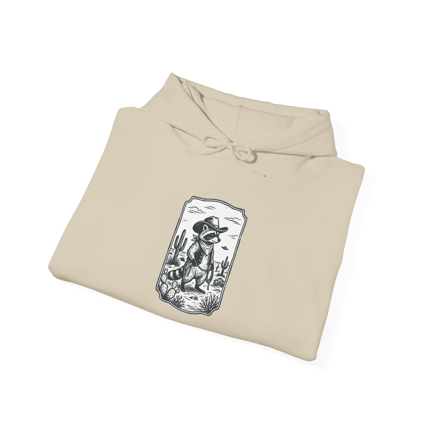 Desert UFO Cowboy Hoodie | Retro Alien Abduction, Vintage Western Sci‑Fi