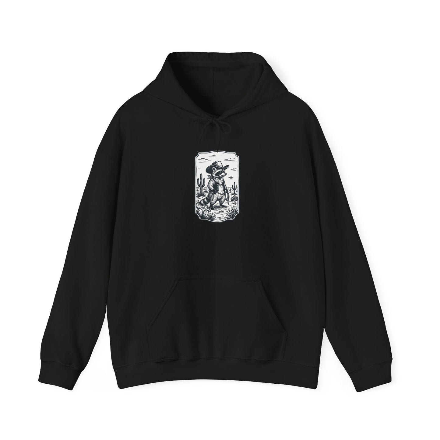 Desert UFO Cowboy Hoodie | Retro Alien Abduction, Vintage Western Sci‑Fi