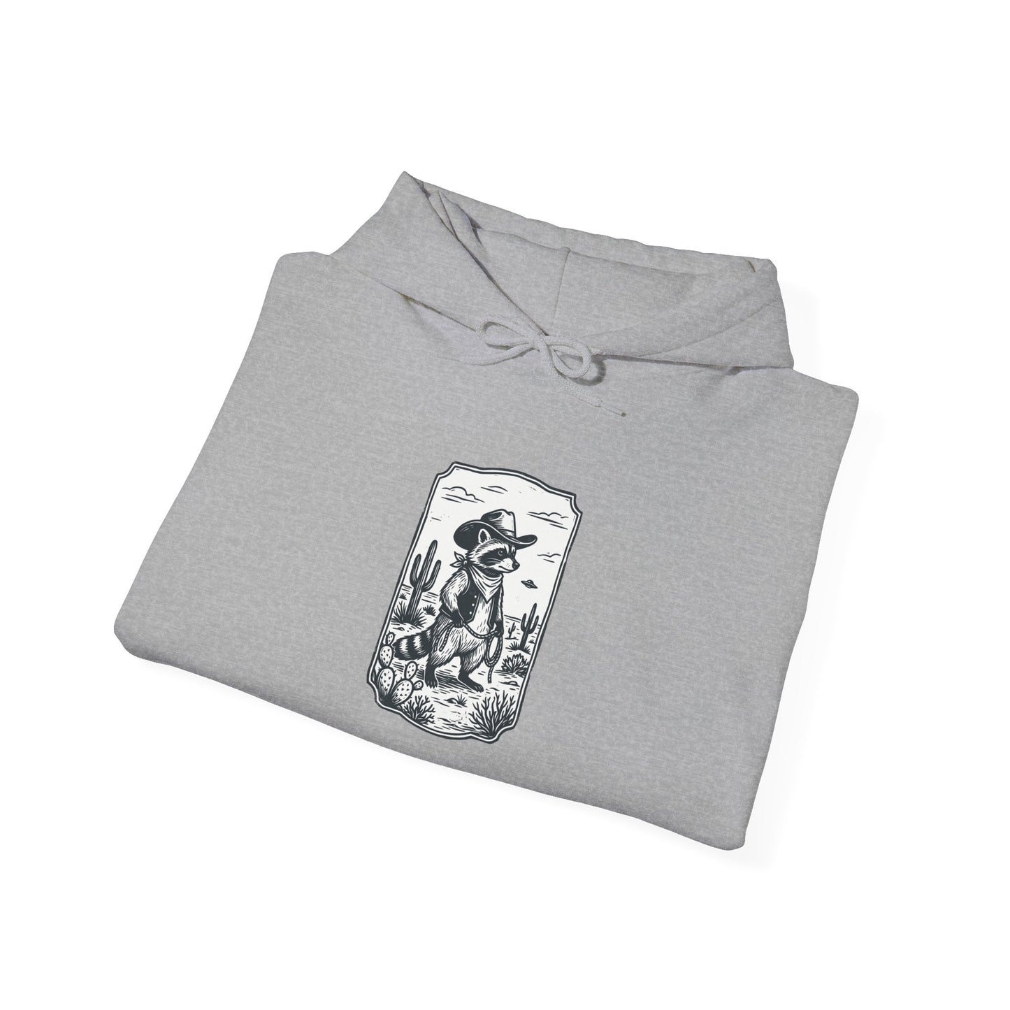 Desert UFO Cowboy Hoodie | Retro Alien Abduction, Vintage Western Sci‑Fi